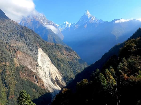 View From Low Abc Trek