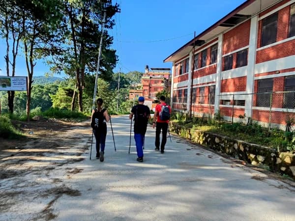 Trek From Nagrkot To Telkot