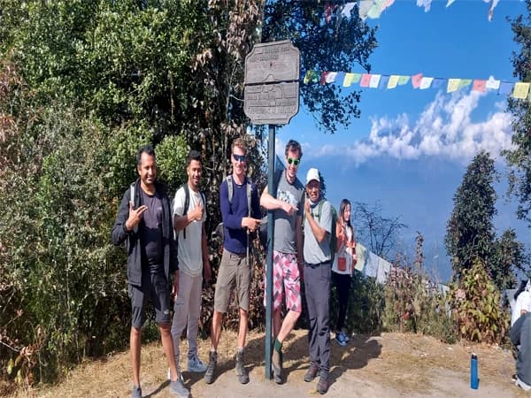 Shivapuri Day Hiking, Standing at the Shivapuri Peak (2732m)